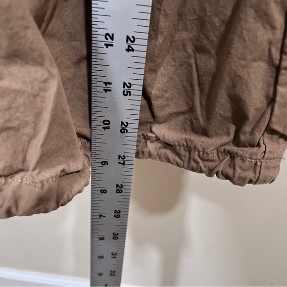 By Anthropologie Khaki Olive Green Utility Pants Women's 27 Cargo Ankle - Picture 5 of 10